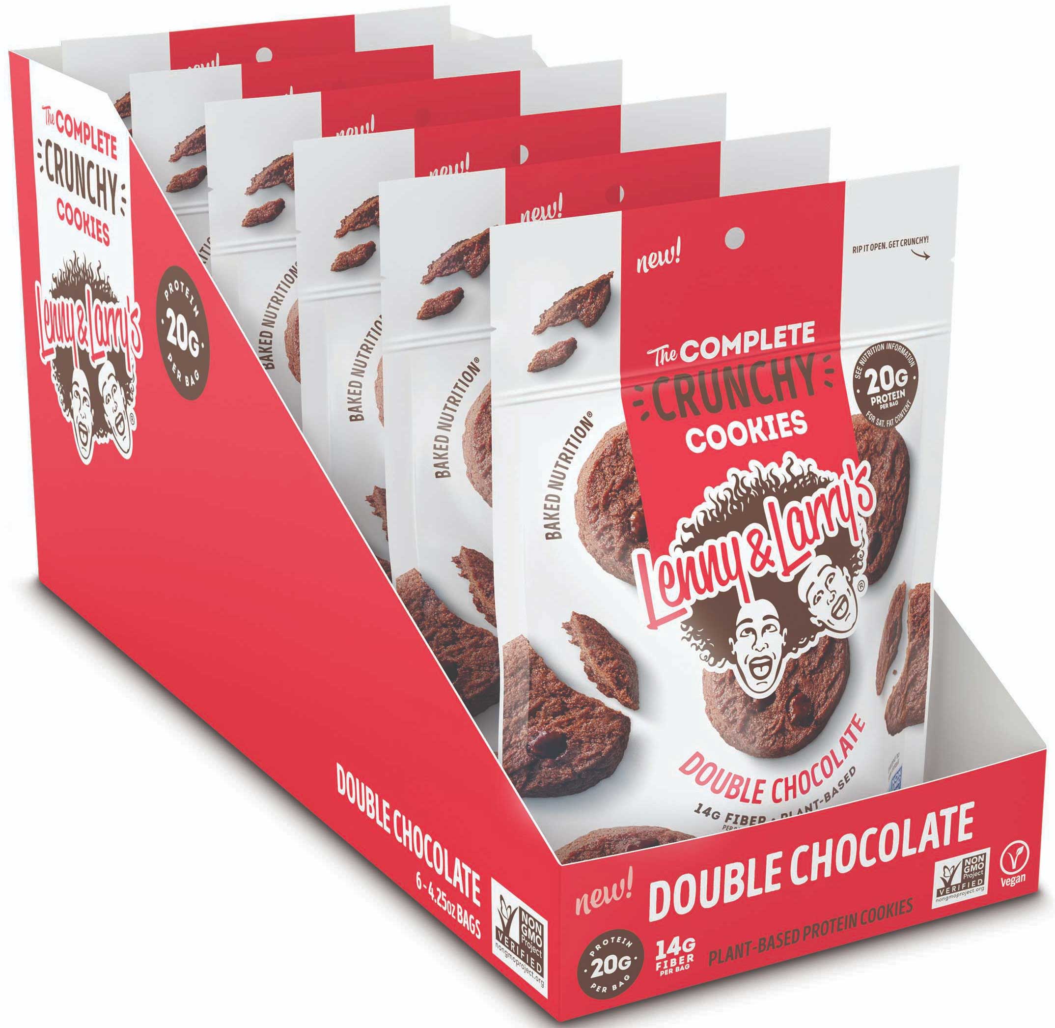 The Complete Cookie Double Chocolate Crunchy Cookie, 4.25 Ounce -- 6 Per Case