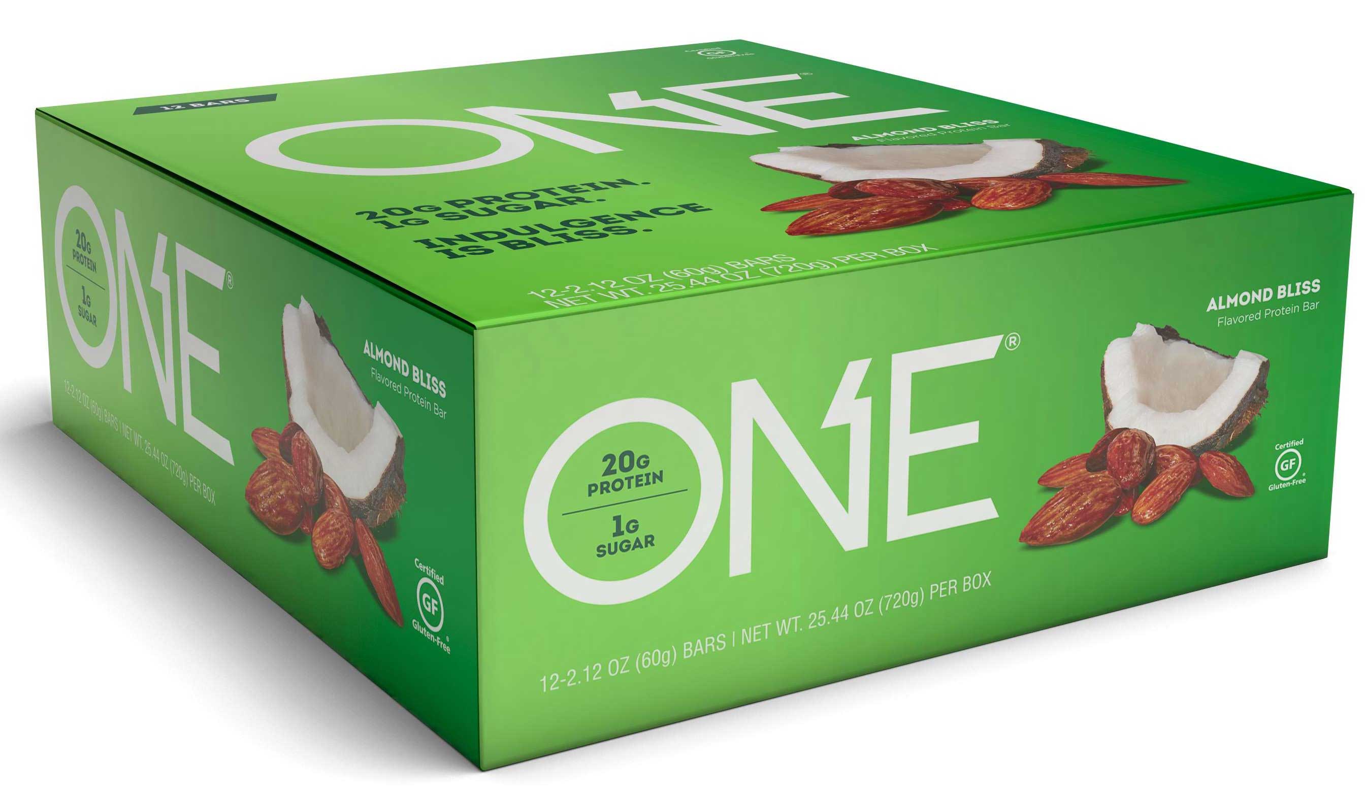 One Almond Bliss Bar, 2.12 Ounce, 12 Count -- 6 Per Case