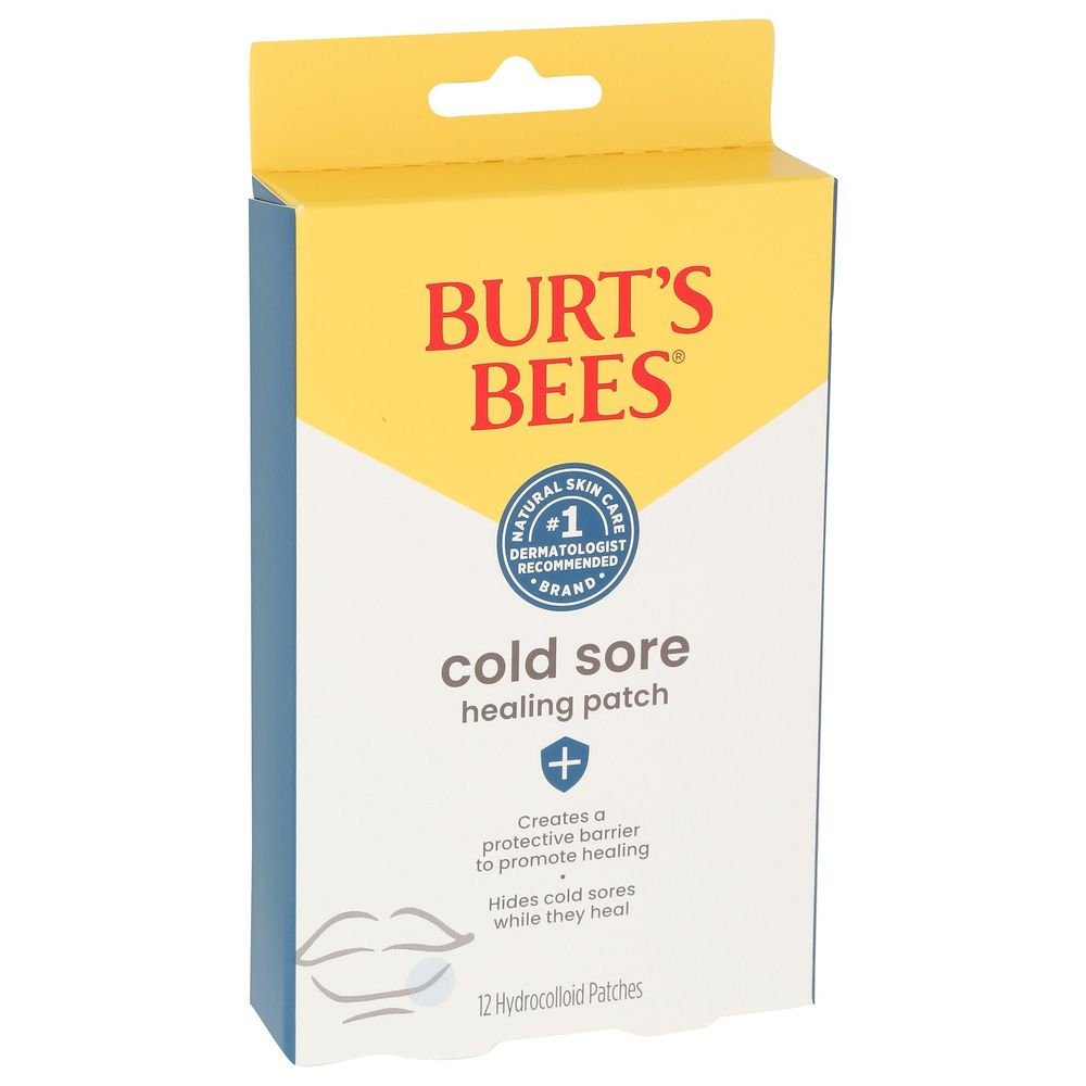 Burts Bees Cold Sore Healing Patch, 12 Count -- 6 Per Case