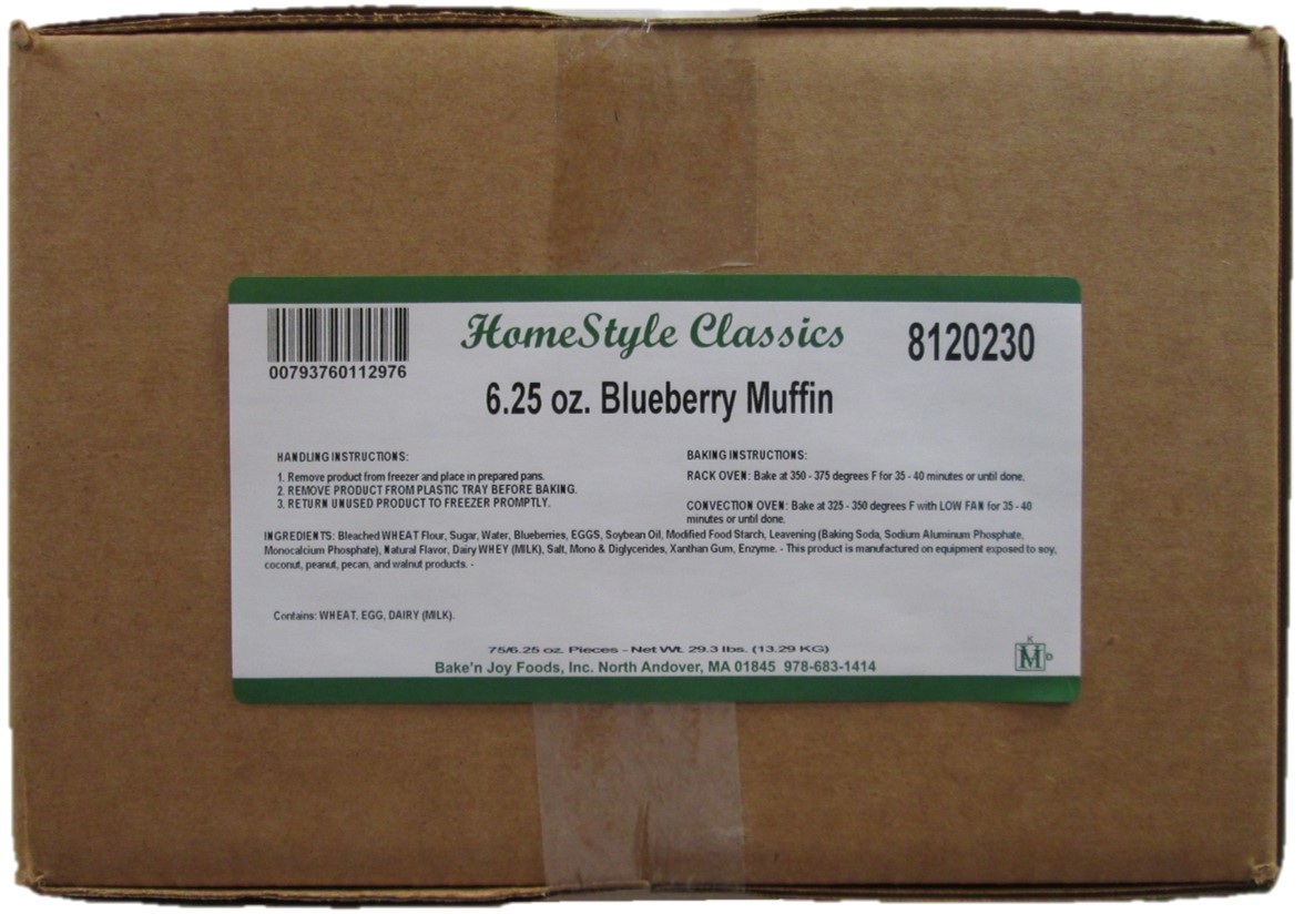 Bake'n Joy Homestyle Blueberry Muffin Batter, 6.25 Ounce -- 75 Per Case