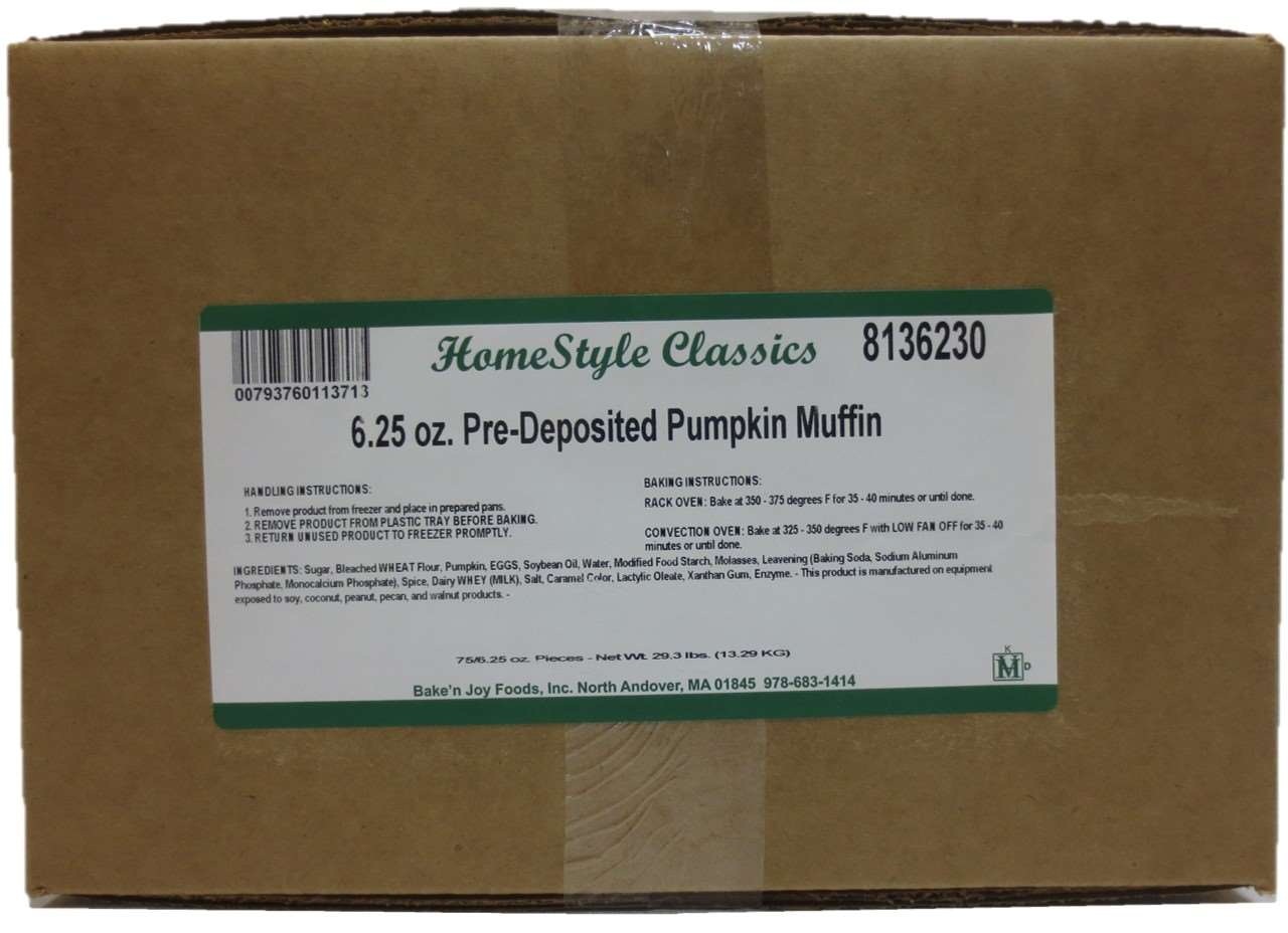 Bake'n Joy Homestyle Pumpkin Muffin Batter, 6.25 Ounce -- 75 Per Case