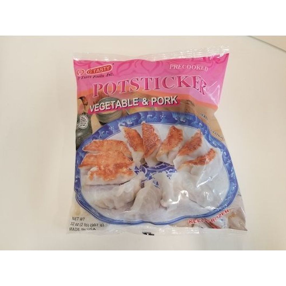 O'Tasty Vegetable and Pork Potstickers Case FoodServiceDirect