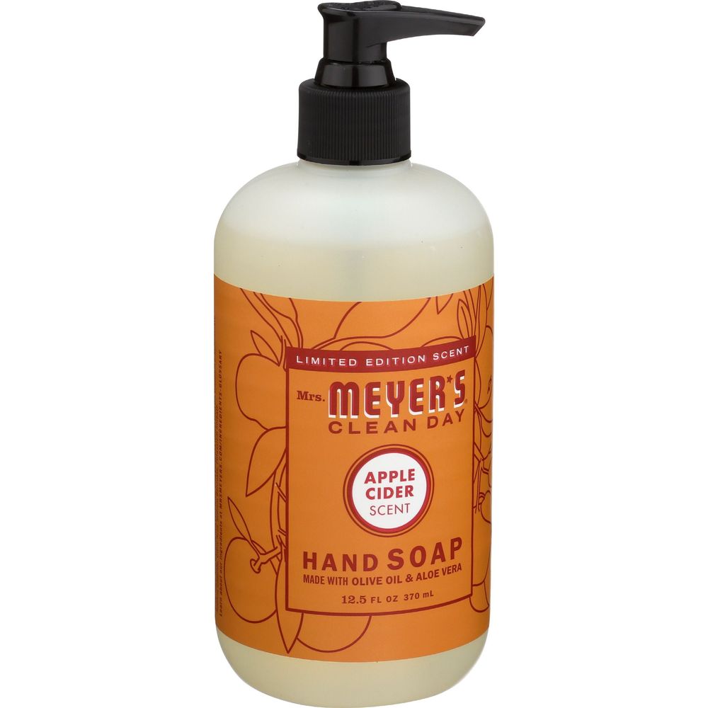Mrs Meyers Apple Cider Scent Liquid Hand Soap, 12.5 Fluid Ounce -- 6 Per Case