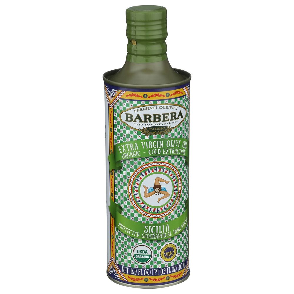 Barbera Organic Sicilia Extra Virgin Olive Oil, 16.9 Fluid Ounce -- 6 Per Case
