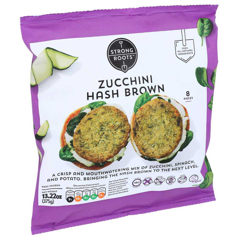 Strong Roots Zucchini Hash Browns, 13.22 Ounce -- 8 Per Case