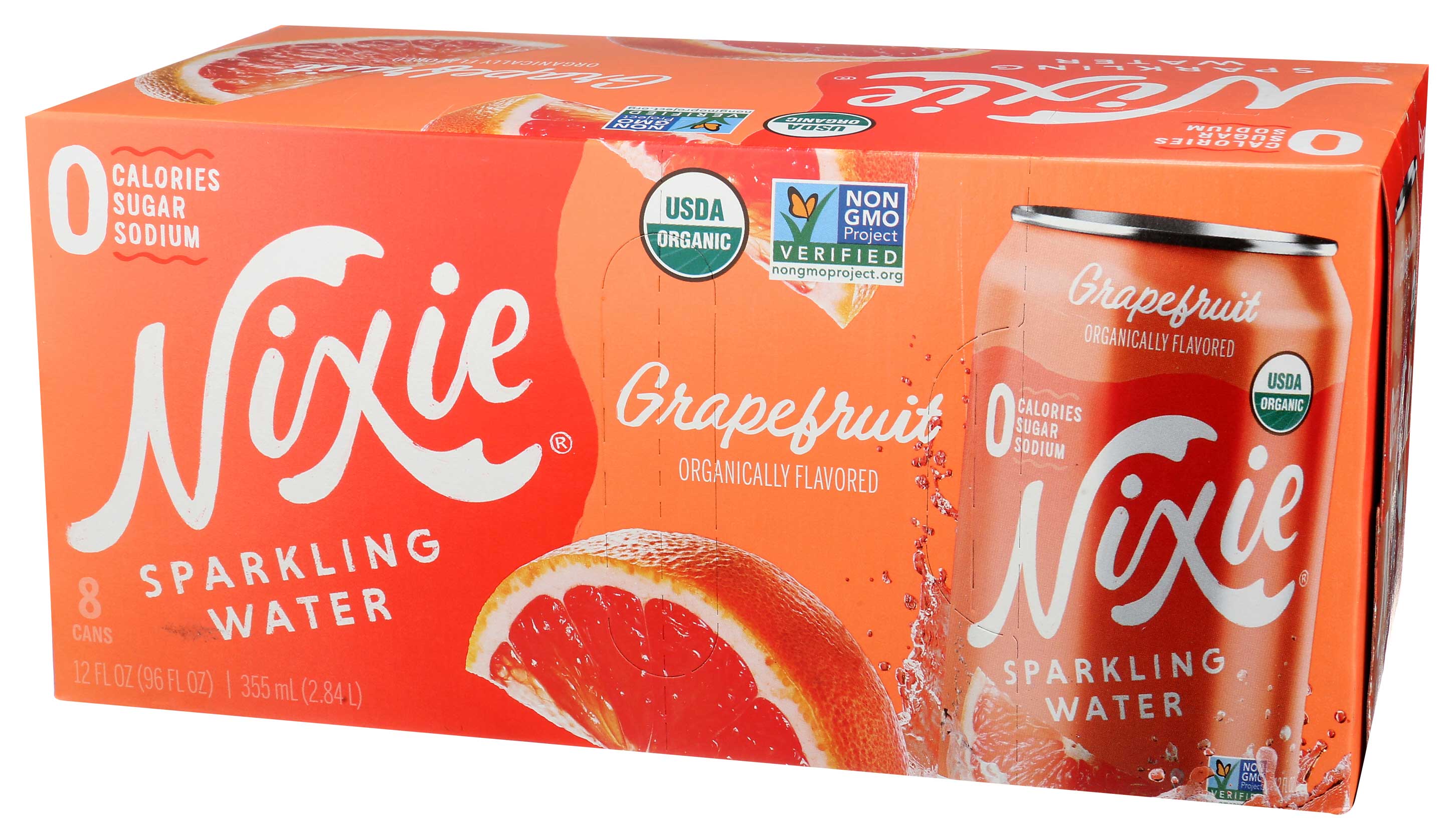 Nixie Organic Grapefruit Sparkling Water, 12 Fluid Ounce - 8
