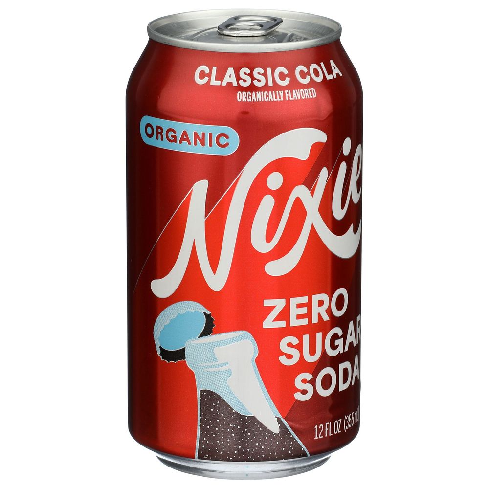 Nixie Organic Classic Cola Zero Sugar Soda, 12 Fluid Ounce -- 12 Per Case