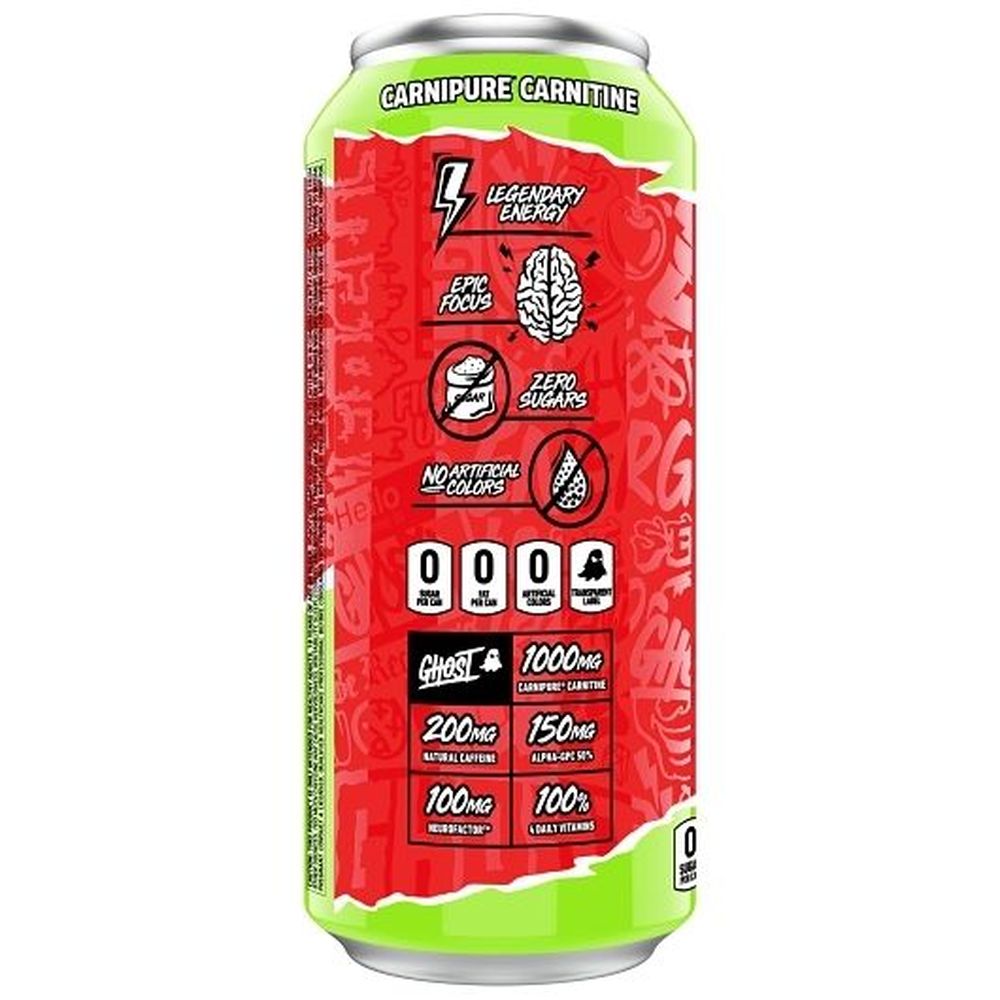 Ghost Cherry Limeade Energy Drink, 16 Fluid Ounce -- 12 Per Case