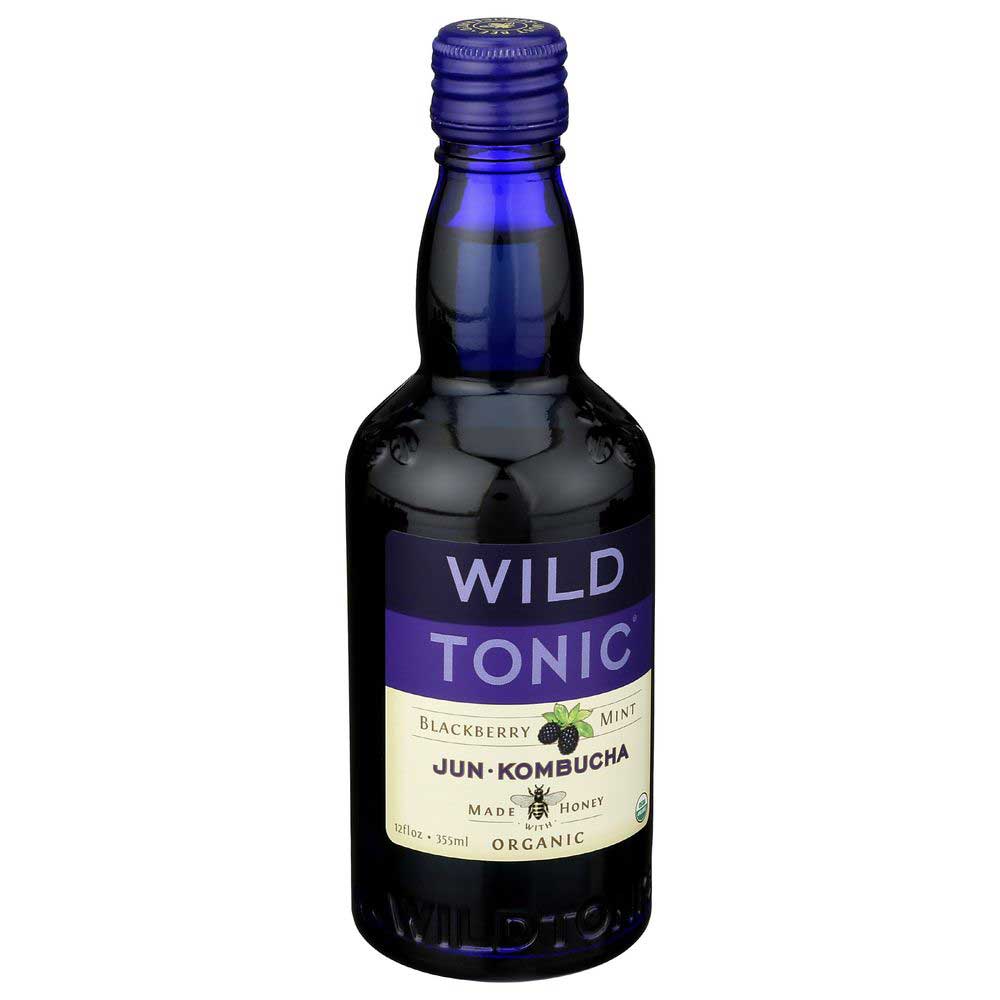 Wild Tonic Organic Blackberry Mint Jun Kombucha