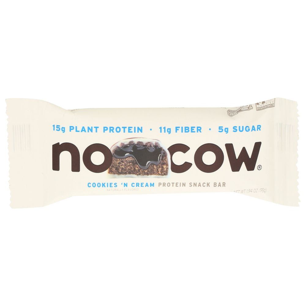 No Cow Cookies N Cream Protein Snack Bar, 1.94 Ounce -- 12 Per Case