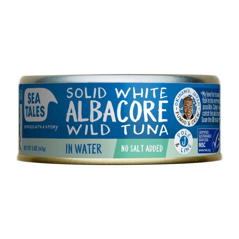Sea Tales No Salt Added Albacore Tuna In Water, 5 Ounce -- 12 Per Case