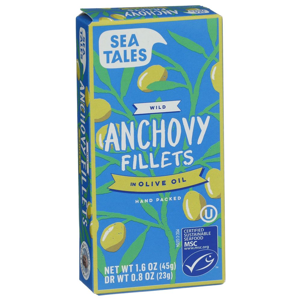 Sea Tales Anchovy Fillets In Olive Oil, 1.6 Ounce -- 12 Per Case