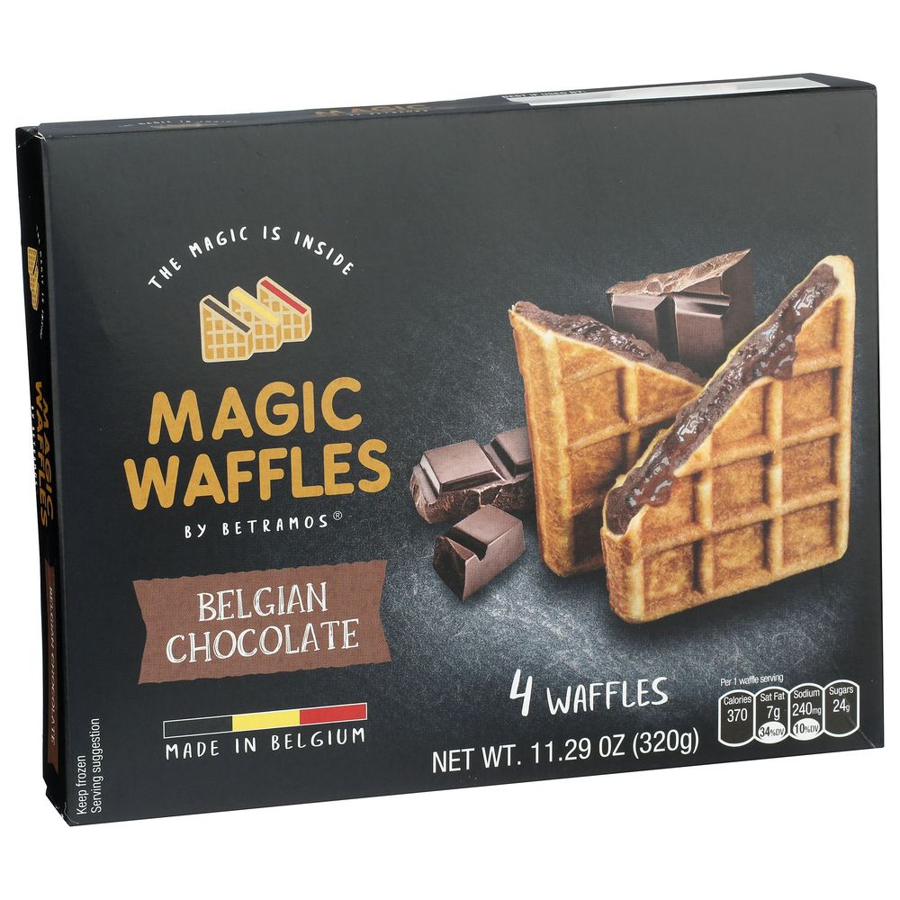 Magic Waffles Belgian Chocolate Filled Waffles, 11.29 Ounce -- 10 Per Case