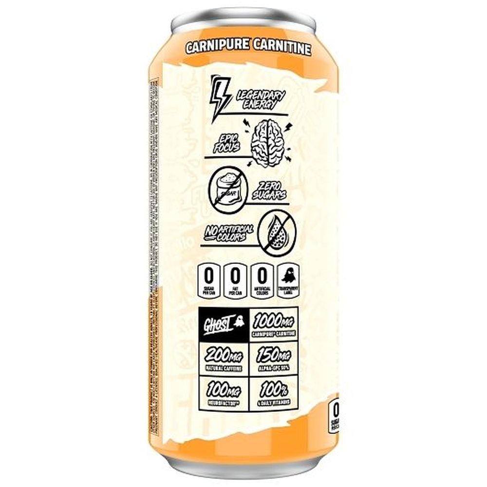 Ghost Orange Cream Energy Drink, 16 Fluid Ounce -- 12 Per Case