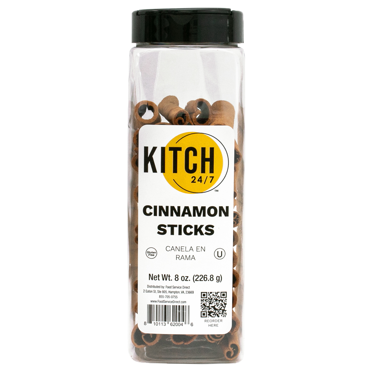 KITCH 24/7 Cinnamon Sticks, 8 Ounce