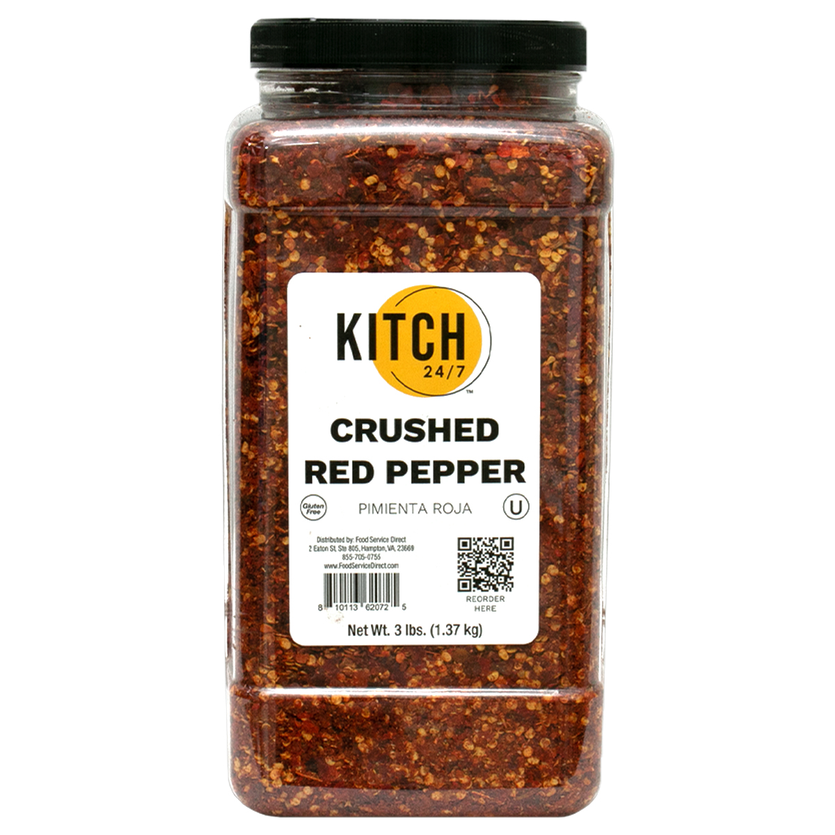 KITCH 24/7 Crushed Red Pepper, 3 Pound