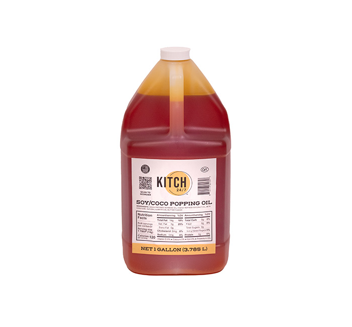 Kitch 24/7 Soy/Coco Popping Oil, 1 Gallon -- 4 per case