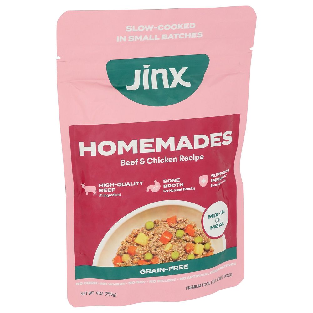 Jinx Homemades Chicken And Beef Flavor Wet Dog Food, 9 Ounce -- 6 Per Case