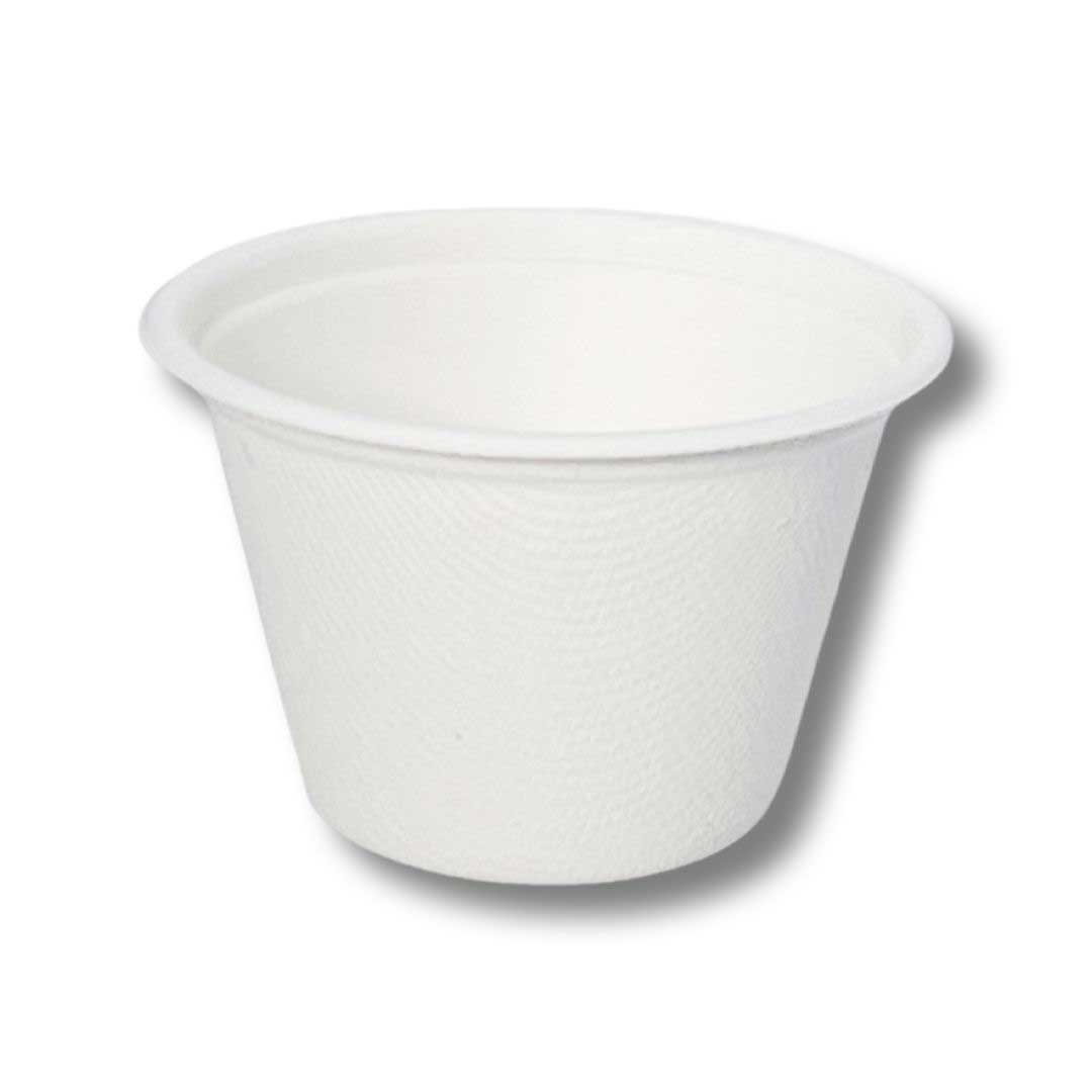 Responsible Products No-pfas Added Compostable Molded Fiber Portion Cup, 4 Ounce Capacity -- 1000 Per Case