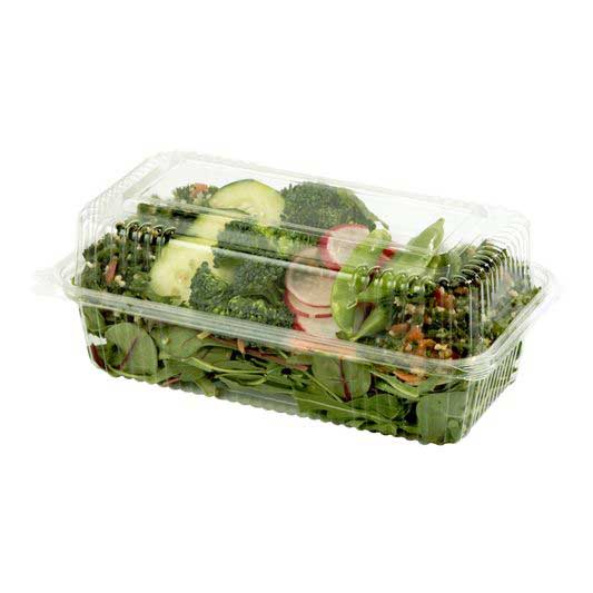Responsible Products PLA Clear Compostable Hinged Container, 9 x 5 inch ...