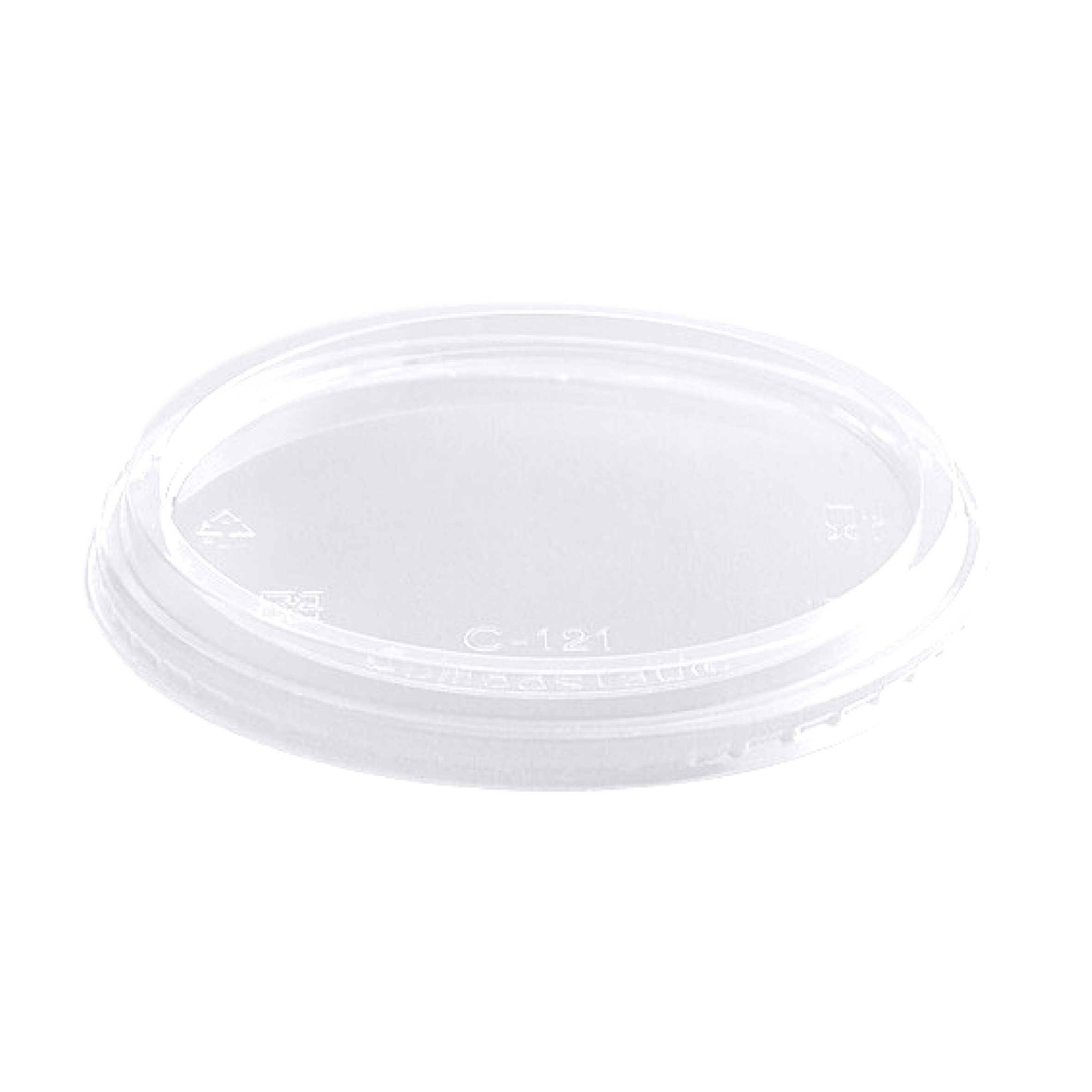 Responsible Products Lid for 8 to 32 Ounce Clear Compostable Round Deli ...