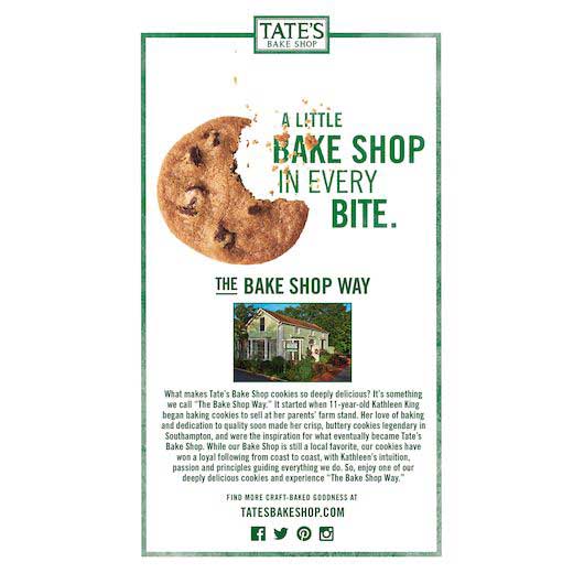 Tate's Bake Shop Gluten Free Chocolate Chip Cookie, 7 Ounce -- 12 Per Case