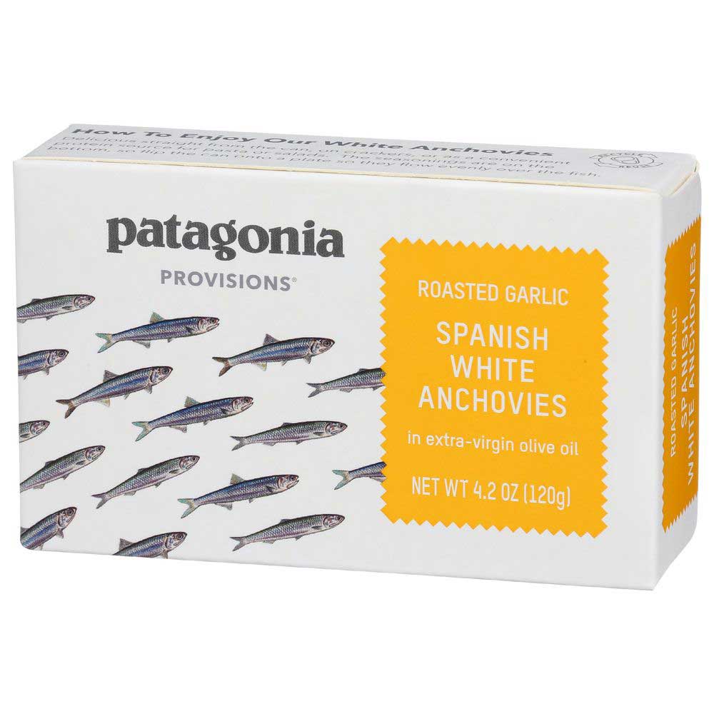 Patagonia Provisions Roasted Garlic Spanish White Anchovies, 4.2 Ounce -- 10 Per Case