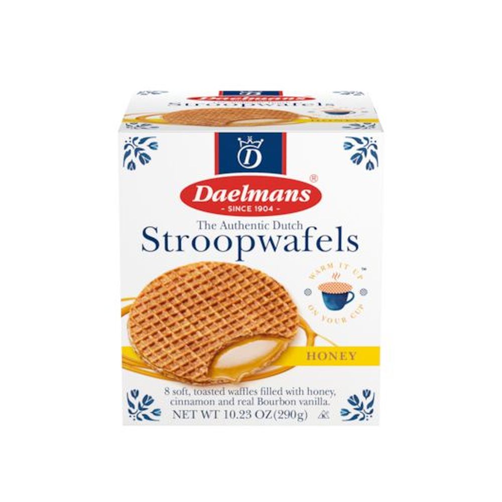 Daelmans Mixed Jumbo Stroopwafel, Display, 48 Count