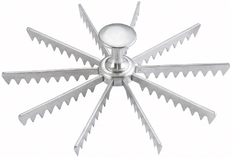 Winco Aluminum 10 Cut Pie Cake Marker