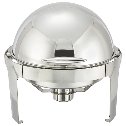 Winco Madison Round Roll Top Chafer