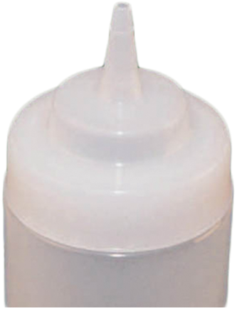 Winco White Replacement Lids For Psw Series Wide Mouth Squeeze Bottles -- 12 Per Case