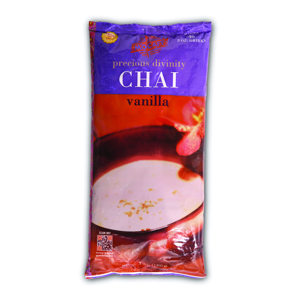 Mocafe Precious Divinity Vanilla Chai Latte, 3 Pound -- 4 Per Case