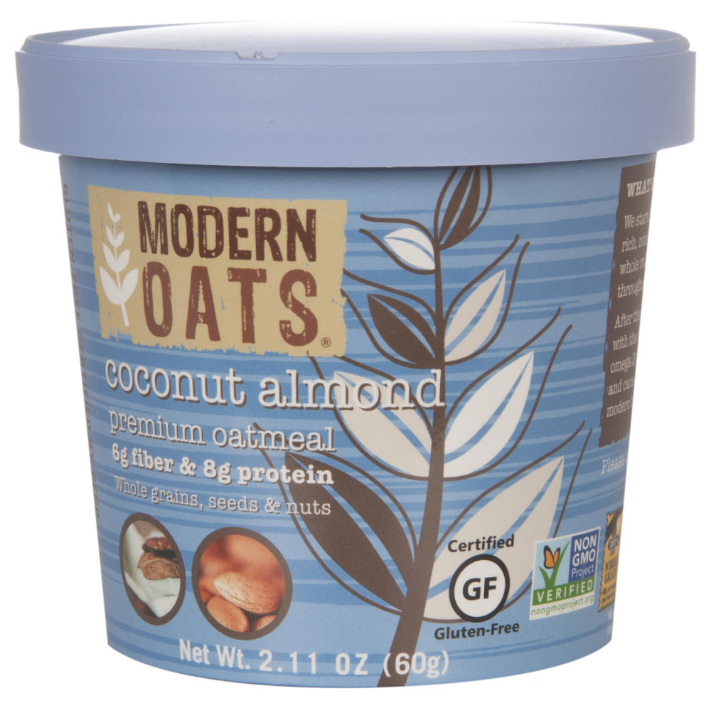 Modern Oats Coconut Almond Oatmeal, 60 Gram -- 12 Per Case