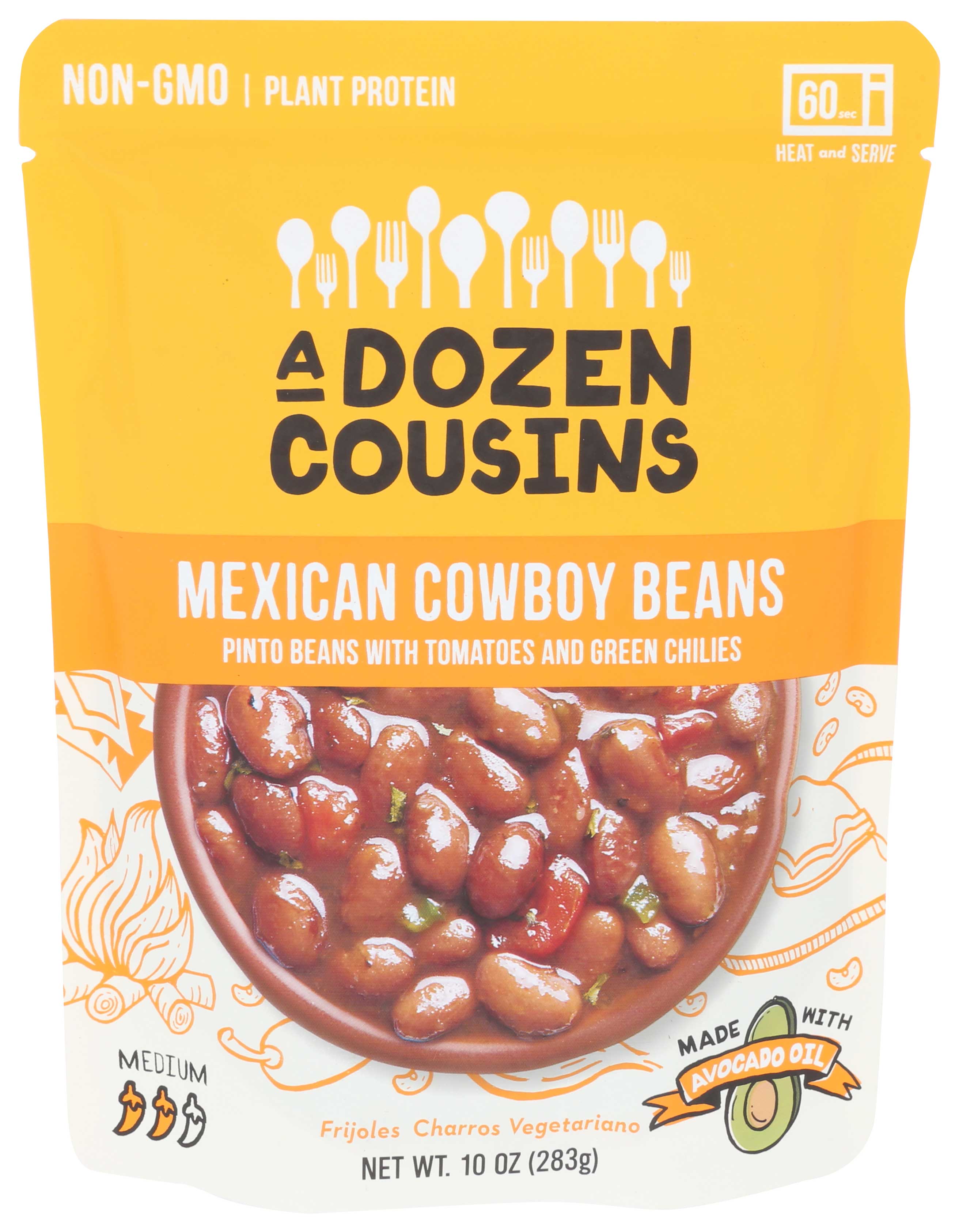 A Dozen Cousins Mexican Cowboy Beans, 10 Ounce -- 6 Per Case