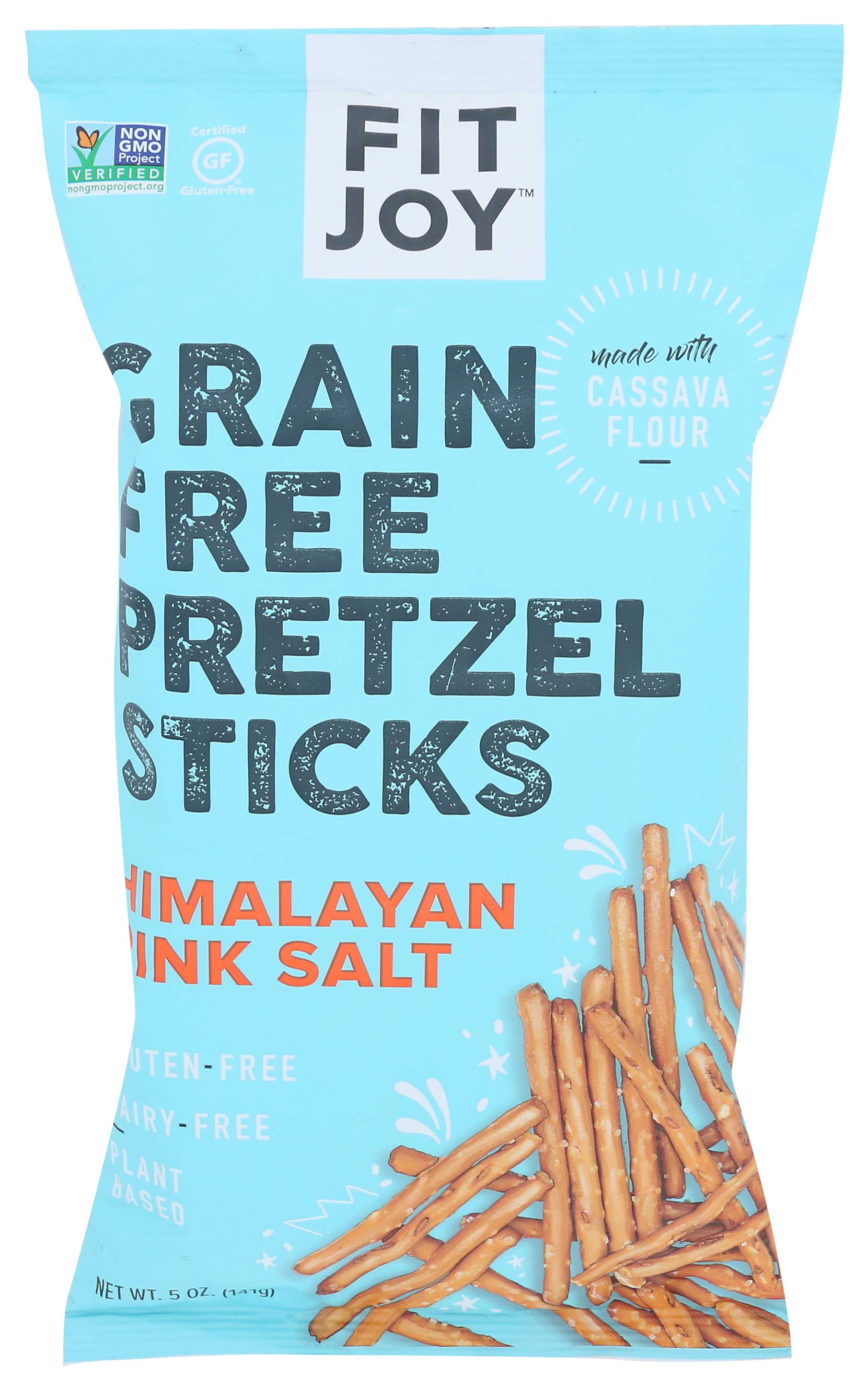 Fitjoy Gluten Free Himalayan Sea Salt Pretzel Stick, 5 Ounce -- 12 Per Case