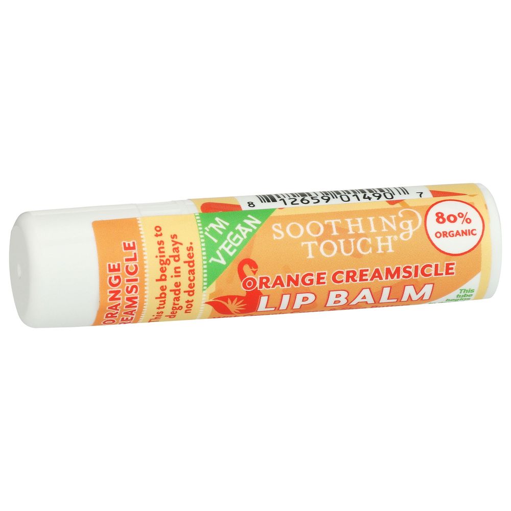 Soothing Touch Organic Orange Creamsicle Lip Balm, 0.25 Ounce -- 12 Per Case