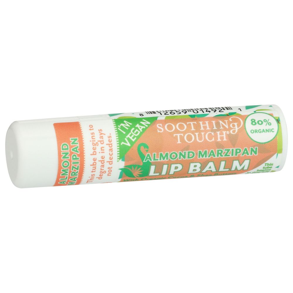 Soothing Touch Organic Almond Marzipan Lip Balm, 0.25 Ounce -- 12 Per Case