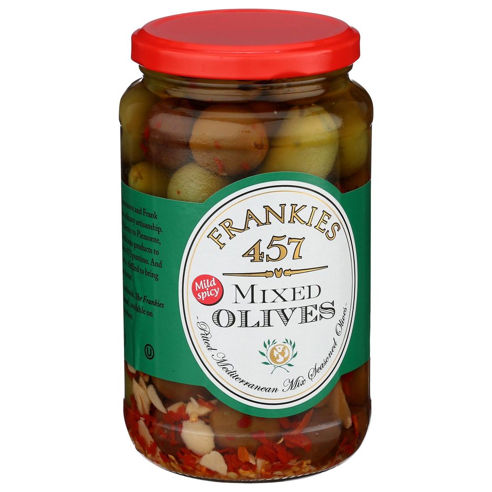 Frankies 457 Mediterranean Mixed Olives, 9 Ounce -- 6 Per Case