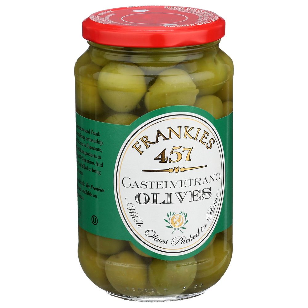 Frankies 457 Whole Castelvetrano Olives, 12 Ounce -- 6 Per Case