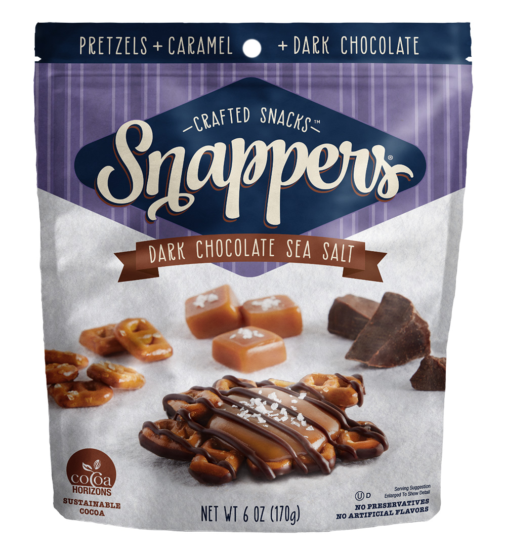 Snappers, Sea Salt Dark Chocolate, 6 Ounce -- 6 Per Case