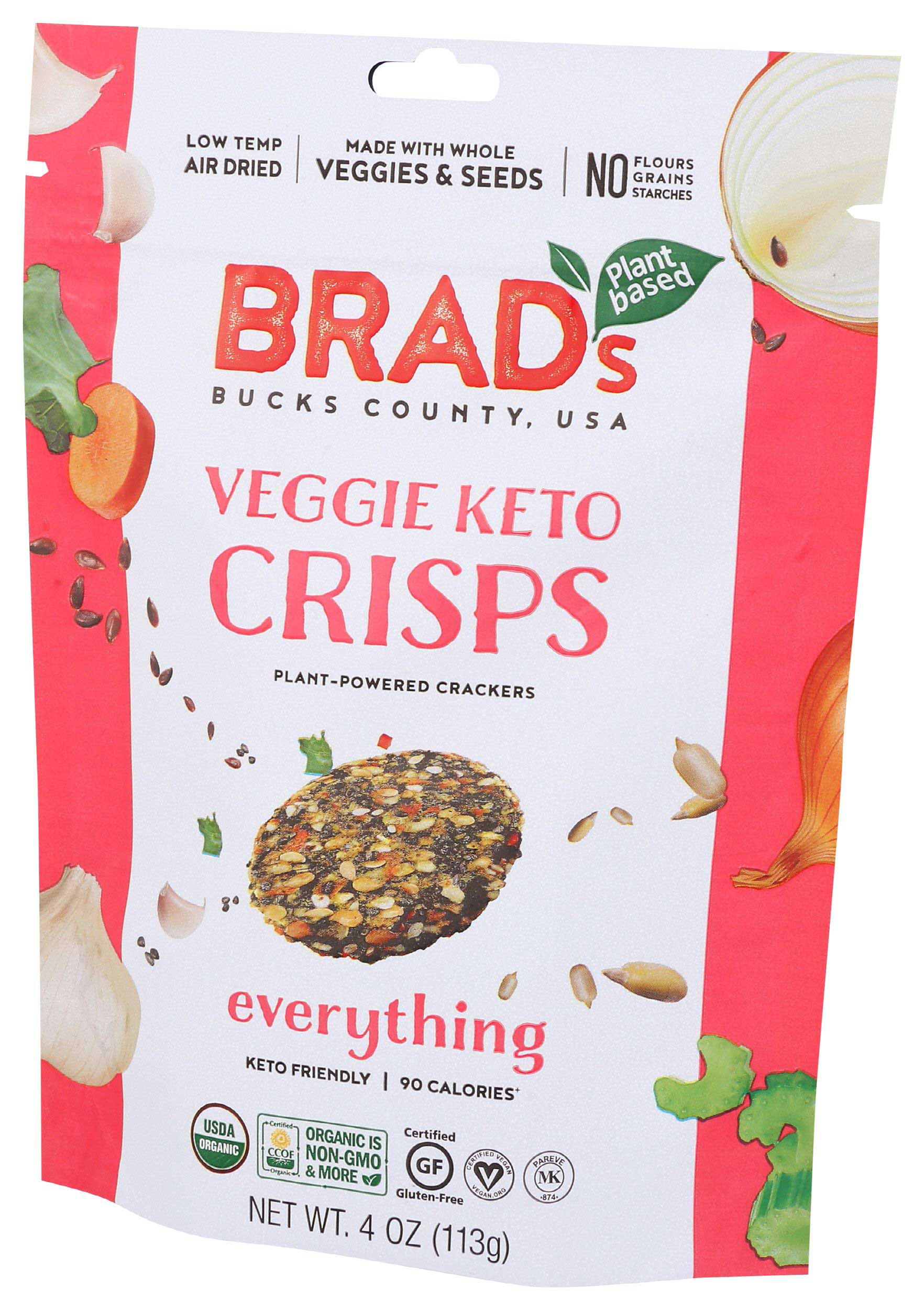 brad's plant based organic kale veggie chips