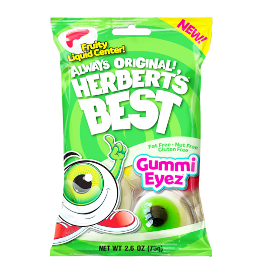 Herbert's Best 3d Gummy Candy, Combination Display, 72 Count
