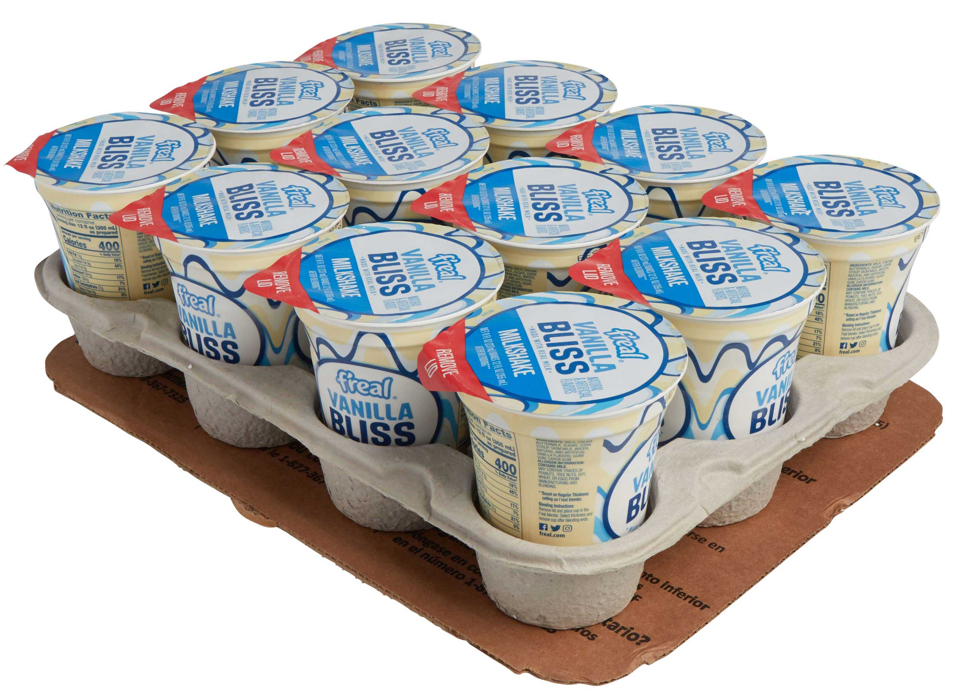 Freal Vanilla Bliss Milkshake, 8 Fluid Ounce -- 12 per case