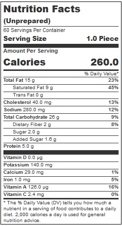 Gourmand Pastries Multigrain Butter Croissant, 2.82 Ounce -- 60 per case