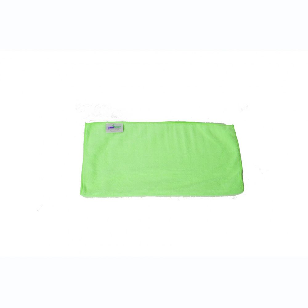 Janico Green Microfiber Standard Terry Cloth, 16 X 16 Inch -- 24 Per Case
