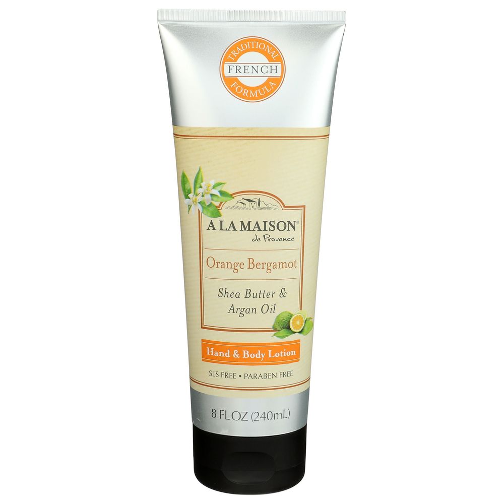 A La Maison Orange Bergamot Hand And Body Lotion, 8 Fluid Ounce