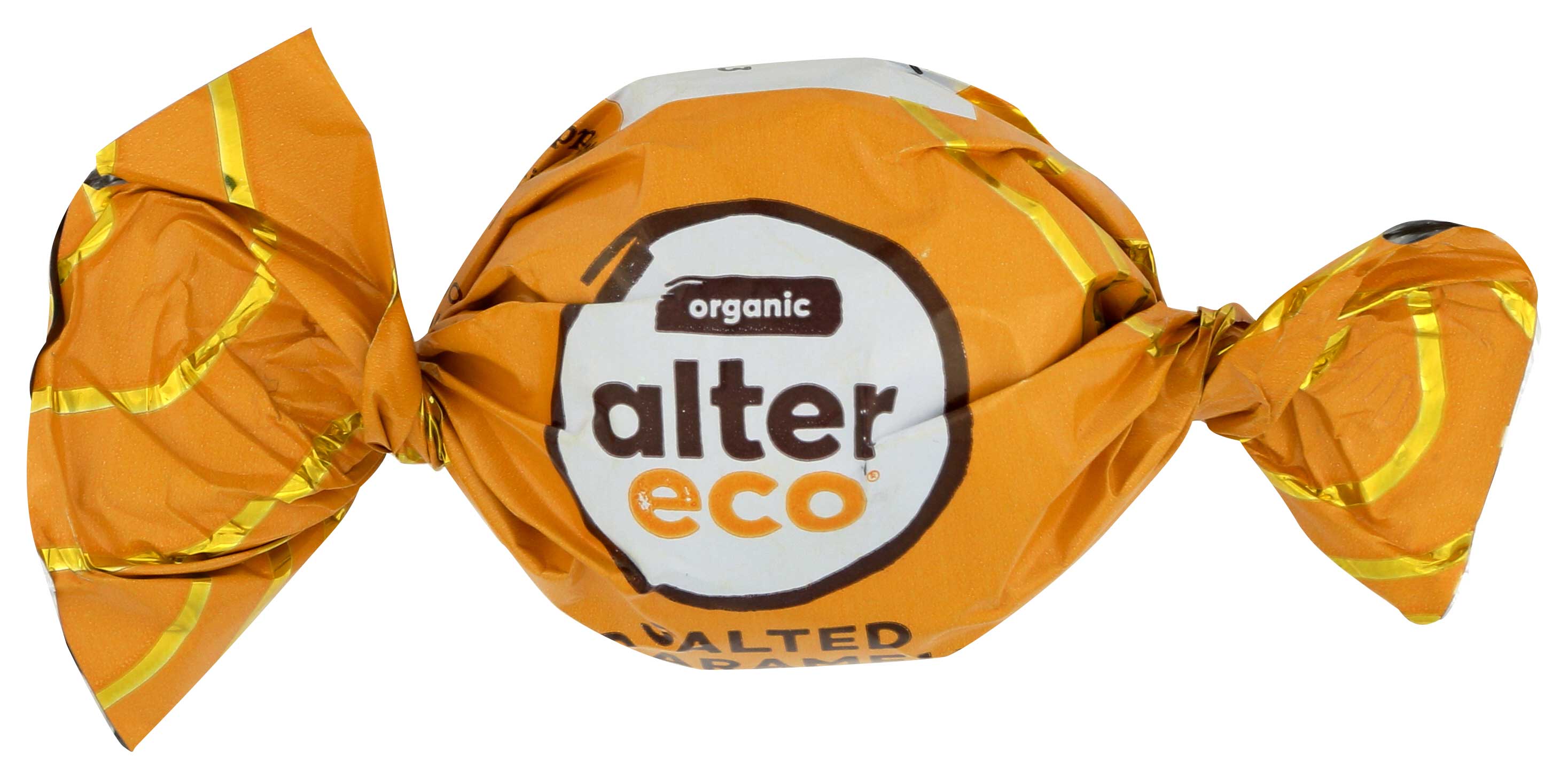 Alter Eco Organic Salted Caramel Dark Chocolate Truffle, 0.42 Ounce -- 60 Per Case