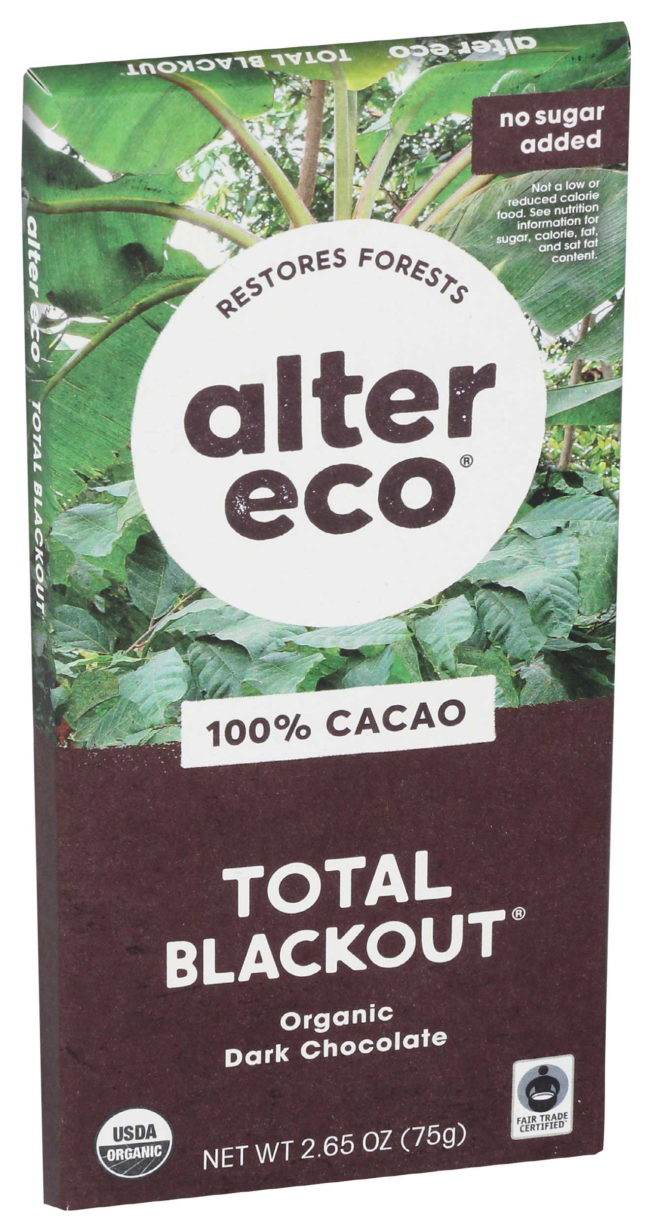 Alter Eco Organic Total Blackout 100 Percent Cacao Dark