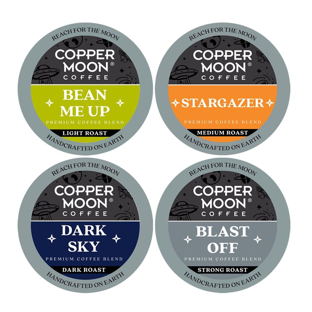 Copper Moon Single Serve Coffee Pods for Keurig K Cup Brewers Discovery Pack 80 Count