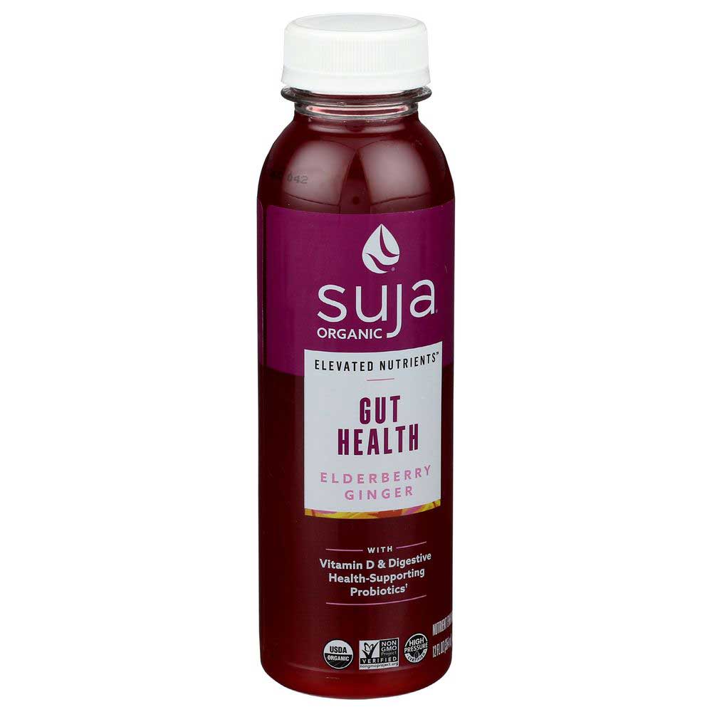 Suja Elevated Nutrients Organic Gut Health Elderberry Ginger Fruit Juice, 12 Fluid Ounce -- 6 Per Case